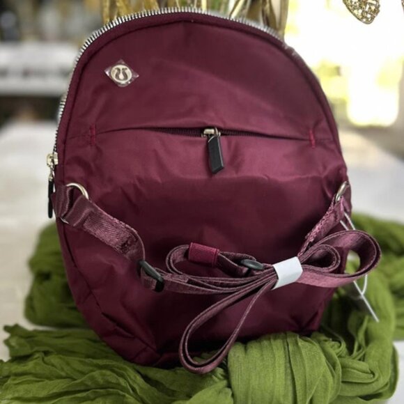 Burgundy Crossbody Belt Bag Everyday Sling 1L - Picture 6 of 7